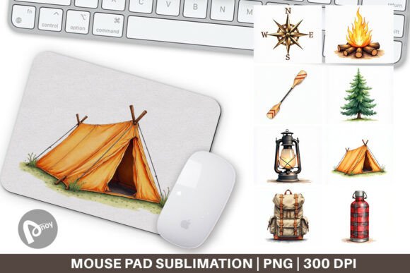 70s Summer Camp Mouse Pad: A Nostalgic Touch for Modern Workspaces