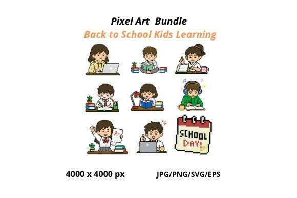Back to School Kids Learning