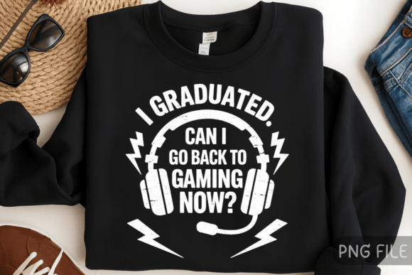 Can I Go Back, Gamer Graduation Shirt: A Unique Way to Celebrate Academic Achievement