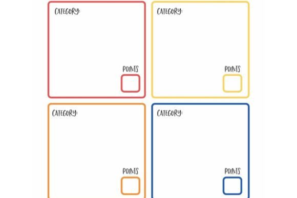 Categories Printable Pen and Paper Game: A Travel Essential for Fun and Connection