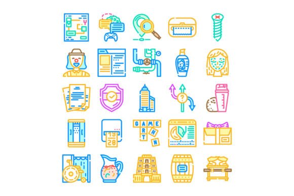 Collection of Diverse Simple Line Vector: A Versatile Resource for Creatives and Professionals