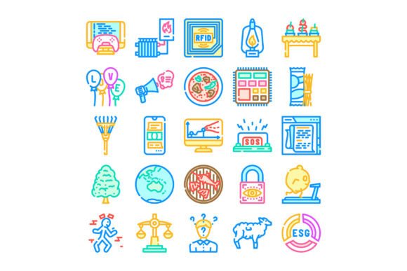 Collection of Technology and Lifestyle O