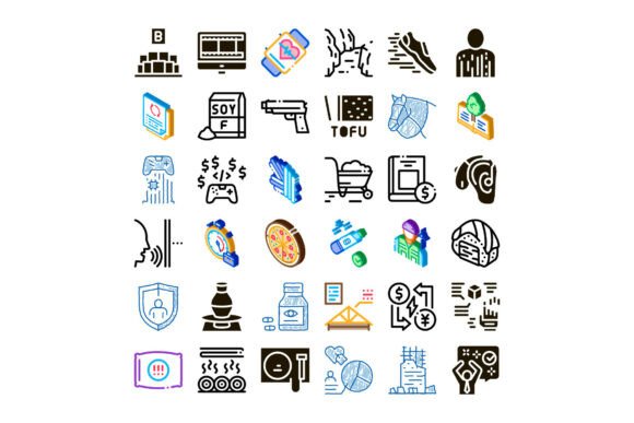 Different Modern Technology Business and: A Comprehensive Look at Digital and Real-World Vector Icons