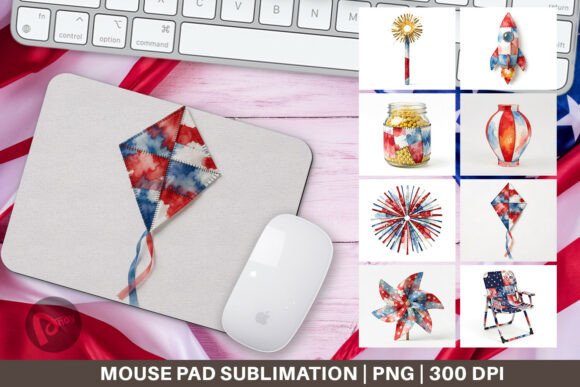 Enhance Your Workspace with the Midnight Sparkle Patchwork Mouse Pad PNG