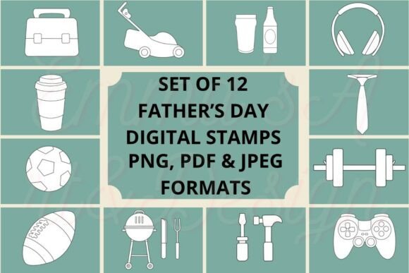Explore the Father’s Day Digital Stamps Bundle for Creative Inspiration