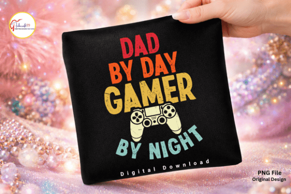 Funny Gamer Dad Video Game Father PNG