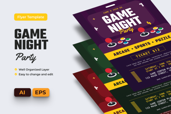 Game Party Flyer Template: Elevate Your Event with Professional Design