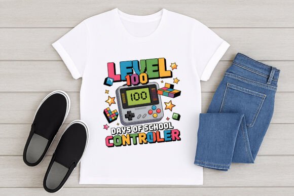 Level 100 Days of School Gamer Design: A Retro-Themed Celebration for Classrooms and Gamers