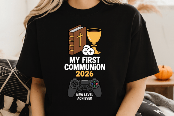 My First Communion 2026 PNG Gamer Shirt