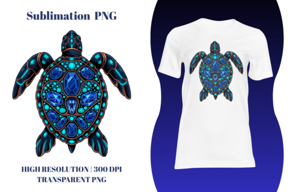 Neon Sapphire Dorsal Sea Turtle: A Strategic Visual for Modern Branding and Creative Expression