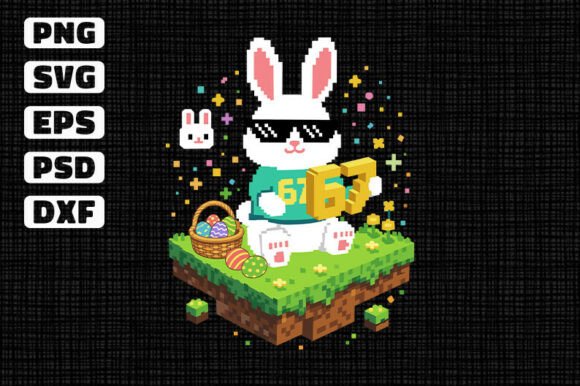 Pixel Easter Bunny 67: A Retro Gaming Twist on a Classic Holiday Theme