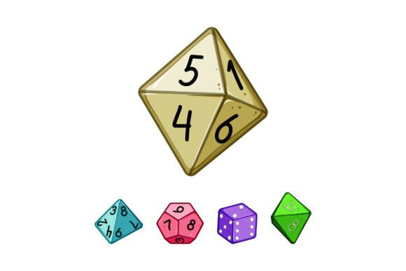 Polyhedral Dice Collection for Tabletop: Enhancing Play with Bright Colors and Strategic Depth