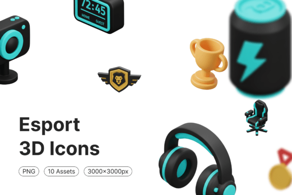 Revolutionizing Esports Visuals with 3D Icons