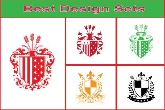 Royal Coat of Arms Vintage Crest Bundle: A Timeless Collection for Designers and Enthusiasts