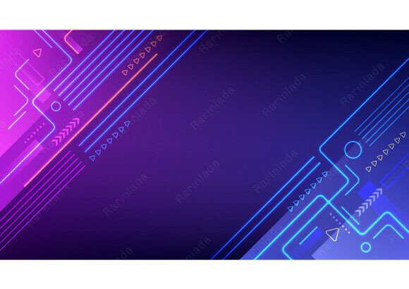 Vibrant Futuristic Technology Background for Modern Creative Projects
